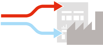 Industrial heatpump icon