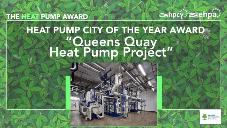 Heat Pump City of the Year Award banner